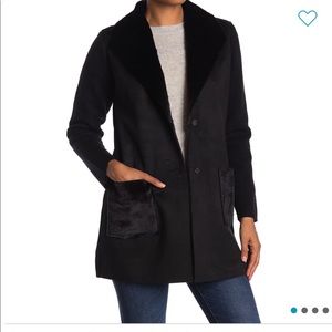 Cyrus 2 pocket mixed coatigan